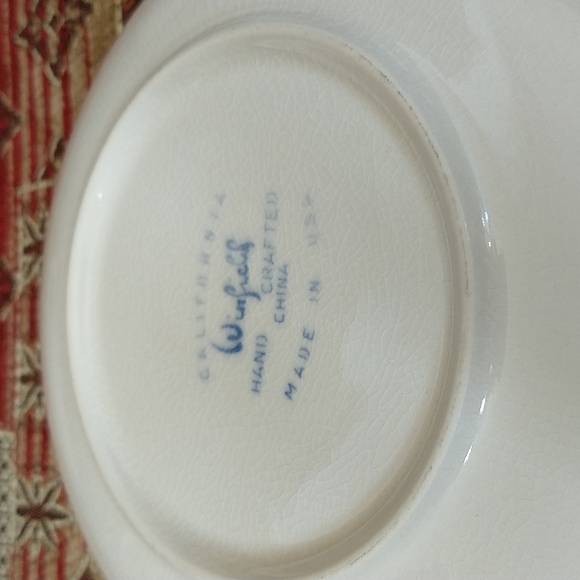 Winfield (of California) Cup & Saucer - Picture 2 of 2